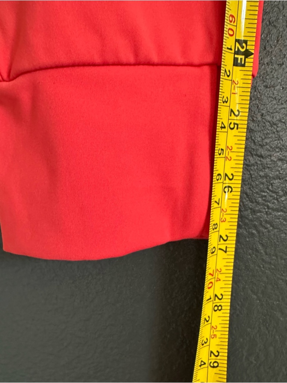 Halara SoftlyZero Plush High Waisted Joggers Red Drawstring Pocket Pants S - Picture 6 of 9